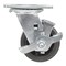 Vestil Rubber Swivel With Brake Caster 4 In. Diameter x 2 In. Width 396 Lb. Capacity Black CST-VE-4X2MR-SWB - alternate 4