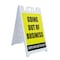Signmission Going Out Of Business, A-Frame & 2 Decals Installed, Heavy-Duty Plastic Frame SBHD-D-2436-Going Out Of Business - alternate 1