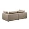 Homeroots 86in Cream and Brown Cotton Blend Loveseat 720472 - alternate 5