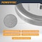 Powertec 8in CBN Wheel 180 Grit, 1-1/4in Wide, 5/8in Arbor, 4-in-1 Edge & Side Sharpening 15702 - alternate 4