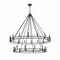 Z-Lite Dennison 28 Light Chandelier, Matte Black, 60 In W x 61 In H 4005-28MB - alternate 1