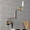 Kingston Brass Wall Mount Pot Filler Faucet, Antique Brass KS4103KL - alternate 4