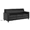 Flash Furniture Black Leather Soft Reception Sofa w/Left and Right Side Charging Banks, 2 Outlets, 2USB, 1 USB-C BT-827U-3-BK-GG - alternate 7
