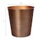 Happimess Nolan Modern Classic Smooth Steel 2 Gal Waste Bin, Antique Copper, 2PK HPM1113B-SET2 - alternate 2