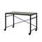 Homeroots 47" Brown and Black Writing Desk 491527 - alternate 4
