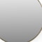 Homeroots 36" Brass Round Iron Framed Accent Mirror 605302 - alternate 2