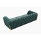 Homeroots 97" Green Velvet Sofa With Gold Legs 480926 - alternate 4