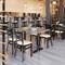 Flash Furniture HERCULES Black  inX in Back Metal Restaurant Chair - Tan Vinyl Seat, 2PK 2-XU-6FOBXBK-TNV-GG - alternate 5