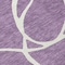 Homeroots 8' Purple And Ivory Round Abstract Washable Indoor Outdoor Area Rug 597513 - alternate 5