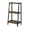 Homeroots 42" Bookcase With 3 Shelves In Antique Chestnut 380032 - alternate 4