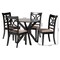 Baxton Studio Julia Dining Set, 5-Piece, Sand 269-10760-10892-ZORO - alternate 6