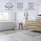 Lavish Home Bathroom Rugs 2-Piece Cotton Bath Mat Set Reversible Rugs for Shower, Tub, Toilet, or Vanity HT-BATH3-TP - alternate 6