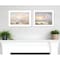 Homeroots Set Of Two Sunrise Sunset 1 White Framed Print Wall Art, 2PK 406155 - alternate 4