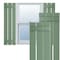 Ekena Millwork True Fit PVC, Three Board Spaced Board-n-Batten Shutters, Track Green , 17 1/8W x 80H, PR TFP101SBF17X080TG - alternate 1