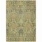 Homeroots 3' X 5' Artichoke Green Gray And Tan Damask Washable Indoor Outdoor Area Rug 603299 - alternate 5