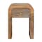 Homeroots 16" Beige Solid Wood One Drawer Nightstand 651526 - alternate 1