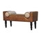 Homeroots 36in Brown Solid Wood Storage Bench With Cabinet 718245 - alternate 6