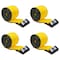 Mytee Products 4PK Winch Straps 4inx 20ft Yellow Heavy Duty Tie Down w/Flat Hooks WLL# 5400 lbs, 4PK WS420x4 - alternate 1