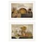 Homeroots Set Of Two May Our Hearts Be warm 1 White Framed Print Kitchen Wall Art, 2PK 407112 - alternate 1