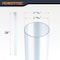 Powertec Clear PVC Pipe 2-1/2 in. x 36 in. Long, 2-1/2 in. OD 90 Degree Elbow and 2-1/2 in. Pipe Coupling 70469N - alternate 7
