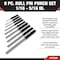 Performance Tool 9 pc. Roll Pin Punch Set, Steel, Storage Pouch W7559 - alternate 3