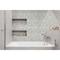 Apollo Tile White 7x7 Glass, Stone Marble Glossy Floor and Wall Mosaic Tile 4.67 sqft/case, 5PK APLMOK88013A - alternate 7