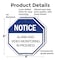 Signmission Notice Alarm and Video Monitoring i, 6 inch X 6 inch, Plastic Sign, 2PK OC-P-2PACK-6-325 - alternate 4
