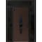 Vdomdoors Front Exterior Prehung Steel Door Ronex1277 Brown 2 Sidelight and Transom Window Sidelite Entry RONEX1277EXD-BRW-W14+36+14xH80+16-RH-I - alternate 1