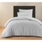 Homeroots Gray Twin Polyester 180 Thread Count Washable Duvet Cover Set 529075 - alternate 6