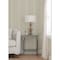 Chesapeake Linette Beige Fabric Stripe Wallpaper 4072-70070 - alternate 2