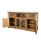 Homeroots 60" Brown Solid Wood Cabinet Enclosed Storage Distressed TV Stand 528698 - alternate 5