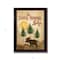 Homeroots Lone Moose 1 Black Framed Print Wall Art 405451 - alternate 2