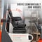 Vevor Universal Forklift Seat Adjustable Tractor Seat with Seatbelt Armrests TY-A14 (PVC) - alternate 5