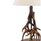 Jonathan Y Cabell 26" Farmhouse Rustic Iron LED Table Lamp, Brown/White JYL8501A - alternate 6