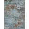 Homeroots 10' X 14' Brown And Blue Abstract Washable Indoor Outdoor Area Rug 630722 - alternate 3