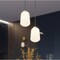 Afx Olivia 7in LED Pendant - Light Antique Brass OLIP07LAJUDLB - alternate 4