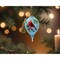 Homeroots Red Cardinal on Christmas Holly Branches Hand Painted Mouth Blown Glass Ornament 477434 - alternate 3