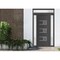 Vdomdoors Front Exterior Prehung Metal-Plastic Door, Manux 8933 Antracite Grey, 2 Side and Top Sidelite Trans MANUX8933EXD-ANT-W14+30+14xH80+14-LH - alternate 1