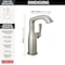 Delta Stryke Single Handle Mid-Height Bathroom Faucet, 4.38 in, Lumicoat Stainless 676-SS-PR-DST - alternate 3