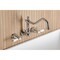 Kingston Brass Two-Handle Wall Mount Tub Faucet, Polished Chrome KS1021BPL - alternate 4
