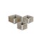 Homeroots Set of Three Brown Solid Wood And Metal Crate, 3PK 487704 - alternate 5