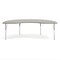 Flash Furniture Commercial Adjustable Height Kidney Activity Table-Standard Legs in LTGY XU-A4896-KIDNY-LTGRY-T-A-GG - alternate 8