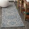 Jonathan Y Estrella Bohemian Medallion Textured Weave Navy/Gray 2 ft. x 10 ft. Indoor/Outdoor Runner Rug SMB105B-210 - alternate 1