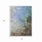 Homeroots 3' X 5' Denim Blue Taupe And Ivory Abstract Washable Indoor Outdoor Area Rug 617347 - alternate 5