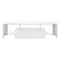 Homeroots 63in White Cabinet Enclosed Storage TV Stand 490385 - alternate 6