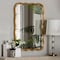 Baxton Studio Fredrika Antique Goldleaf Scalloped Wood Accent Wall Mirror 254-14107-ZORO - alternate 4