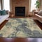 Homeroots 3' X 5' Gray And Beige Abstract Washable Indoor Outdoor Area Rug 630687 - alternate 4