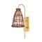 Hudson Valley Lighting Becki Owens X Jordan 1 Light Wall Sconce 6.5 In. Aged Brass BKO700-AGB - alternate 1