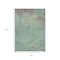 Homeroots 8' X 10' Pale Aqua And Taupe Abstract Washable Indoor Outdoor Area Rug 618457 - alternate 4