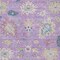 Homeroots 5' X 8' Purple Ivory And Denim Blue Floral Washable Indoor Outdoor Area Rug 605326 - alternate 6